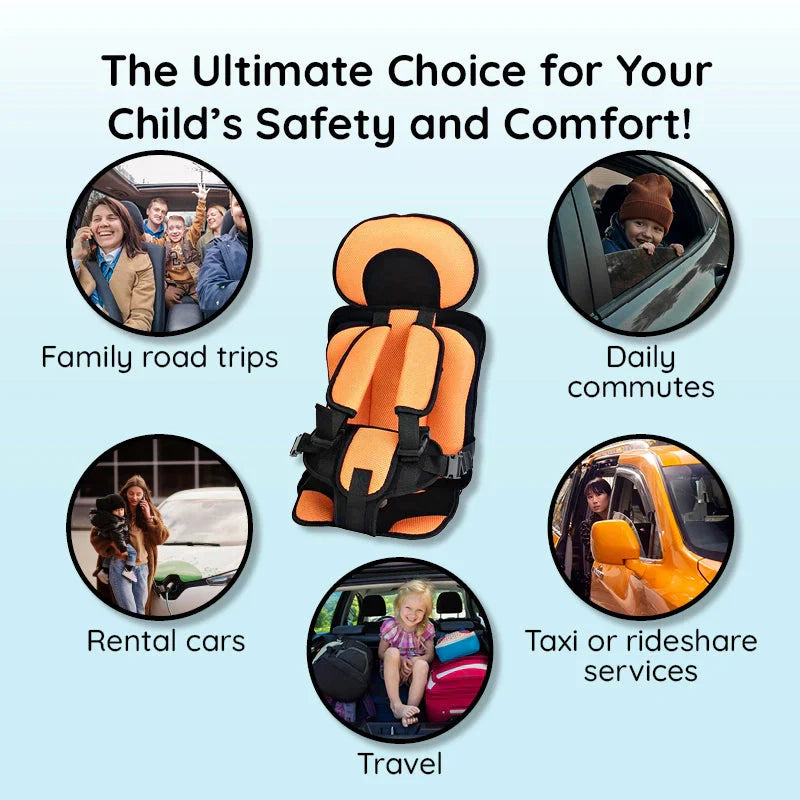 BowLift | Travel Car Seat Portable Toddler Booster Safety Best Compact Harness Foldable