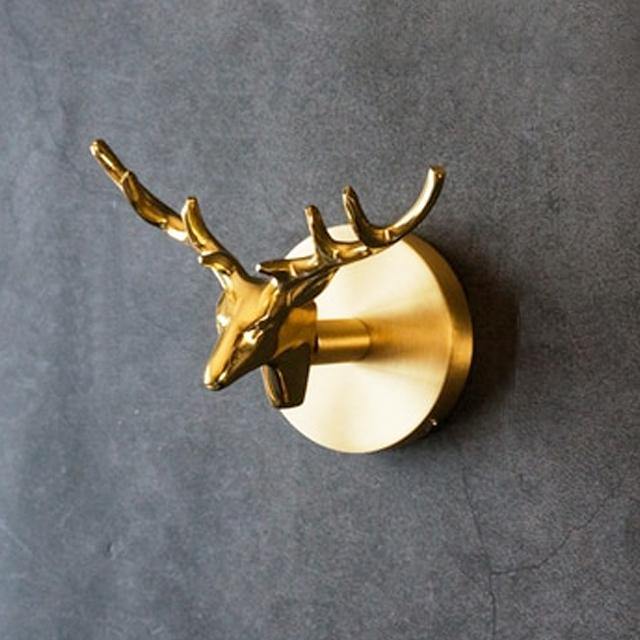 BowLift | Gold Brass Wall Hooks – Handmade Animal Designs for Stylish Wall Decoration