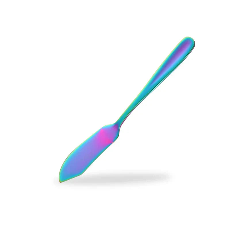 Stainless Steel Butter Knife Colorful Dessert Jam Cream Cheese Spreader | Bowlift