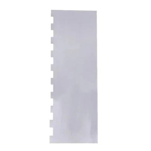 Stainless Steel Cake Scraper Double-Sided Patterned Pastry Decorating | Bowlift