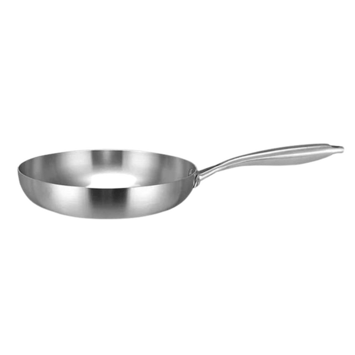 Stainless Steel Frying Pan Thick Wok Pan Fried Steak Pot Cookware | Bowlift