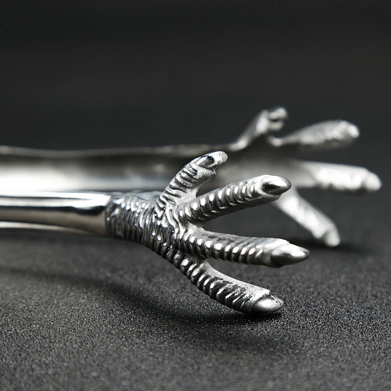 Stainless Steel Ice Tongs Talon Grip Ice and Sugar Bar Kitchen Tong | Bowlift