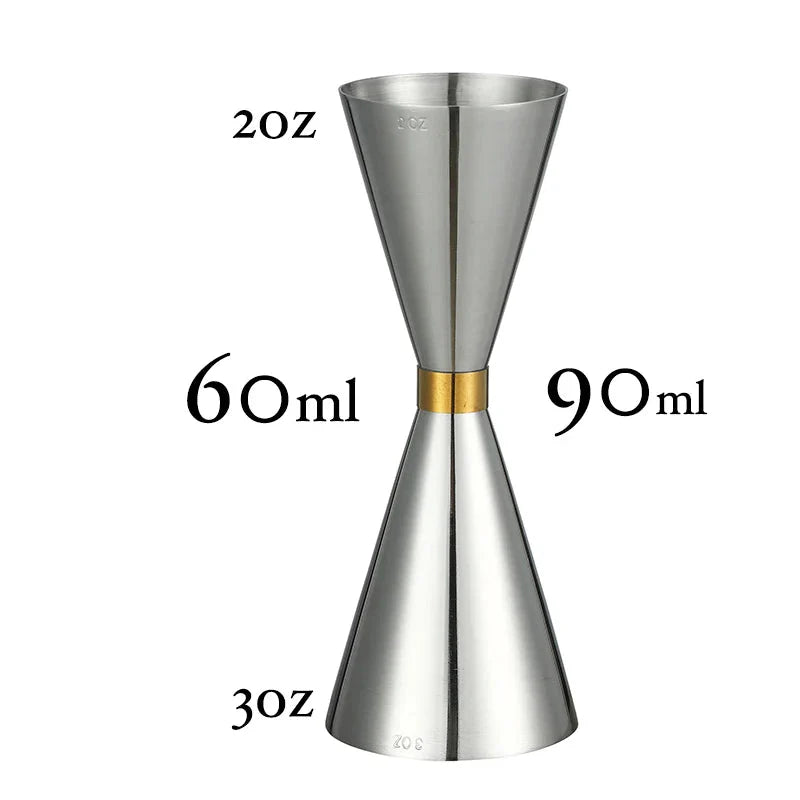 Stainless Steel Jigger Cocktail Jigger Bar Measures Bar Tools Bar Accessories | Bowlift