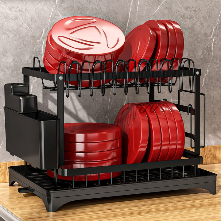 BowLift | Stainless Steel Kitchen Dish Rack - Livano