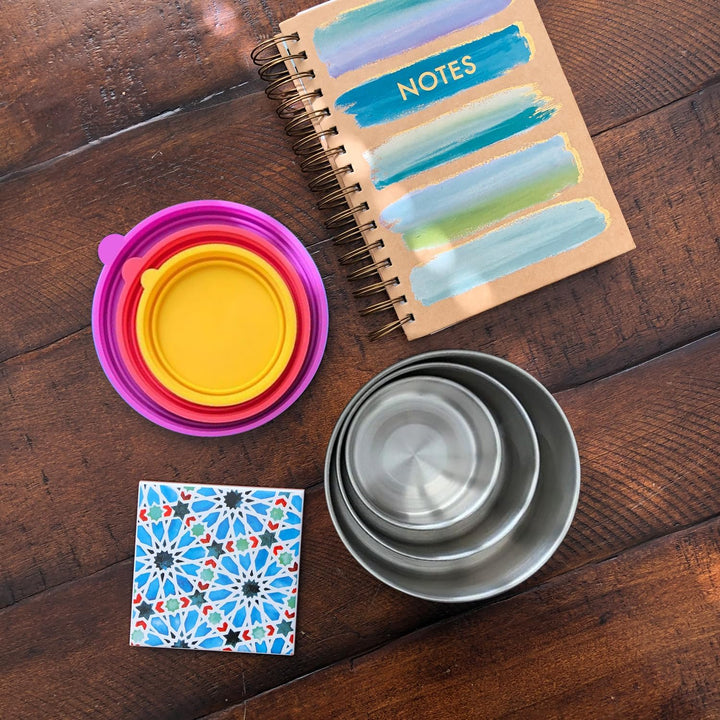 BowLift | Stainless Steel Lunch Box Set with Lids – 100ml, 200ml, 400ml