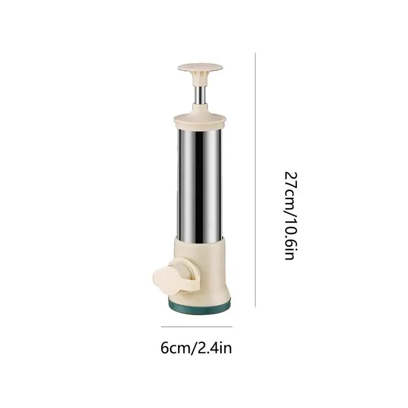 Manual Stainless Steel Sausage Stuffer with 4 Nozzles | Bowlift