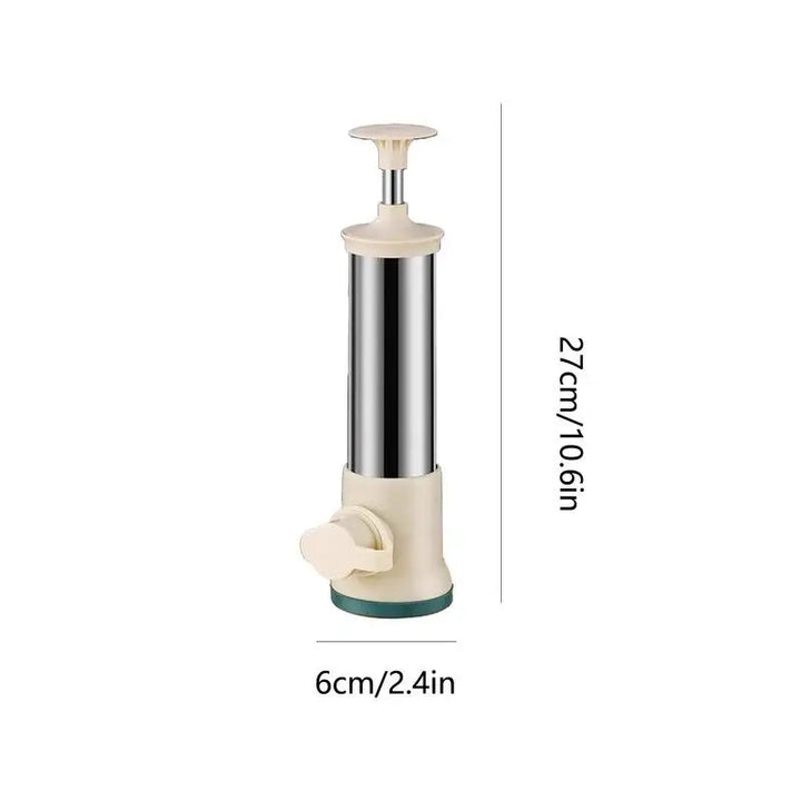 Manual Stainless Steel Sausage Stuffer with 4 Nozzles | Bowlift