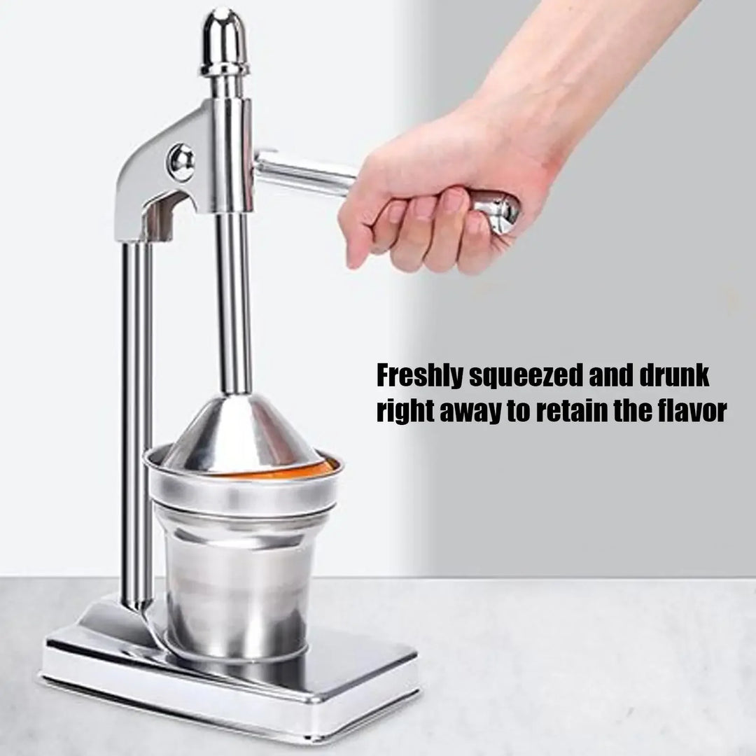 Stainless Steel Manual Juicer Handheld Fruit Vegetable Citrus Press | Bowlift