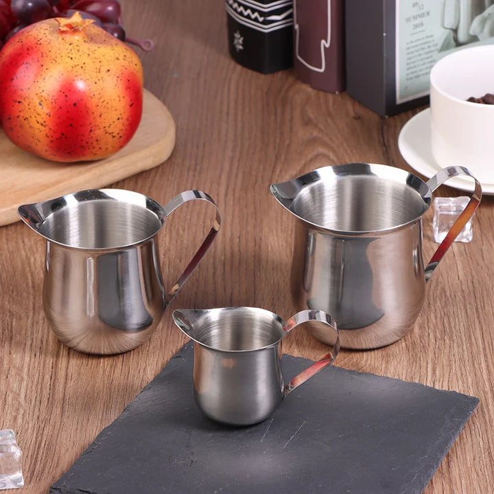 Stainless Steel Milk Frothing Pitcher Coffee Latte Art Measuring Cup | Bowlift