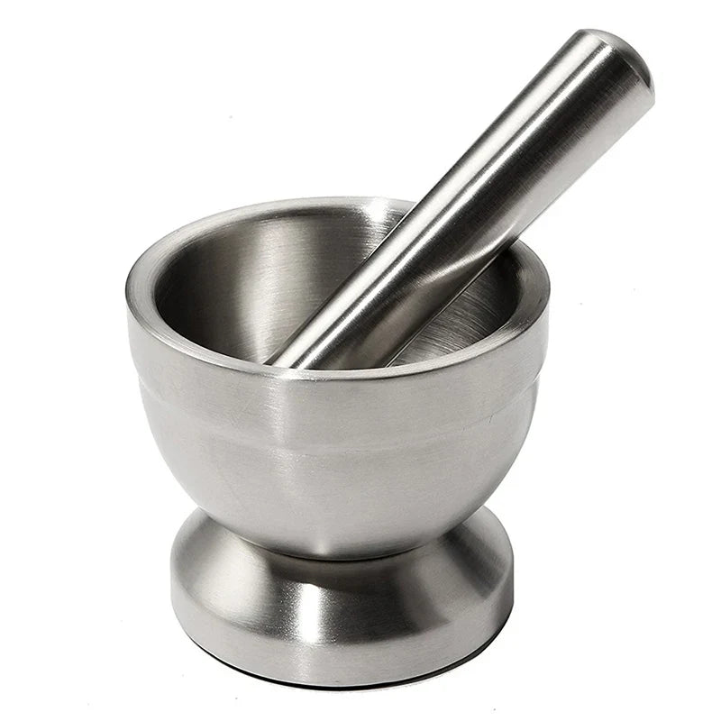 Stainless Steel Mortar and Pestle Spice Grinder Kitchen Tools | Bowlift