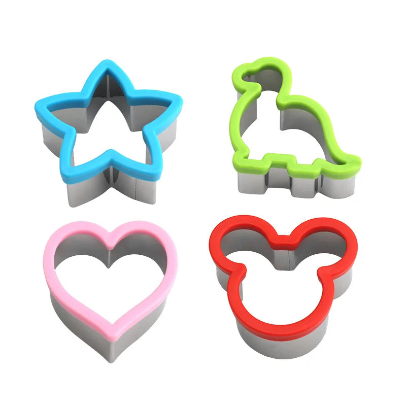Stainless Steel Sandwich Cutters Cookie Shape Embosser Food Mold Maker | Bowlift