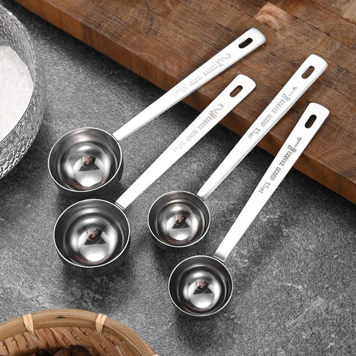 Stainless Steel Scoop Measuring Milk Coffee Bean Long Handle Spoon | Bowlift