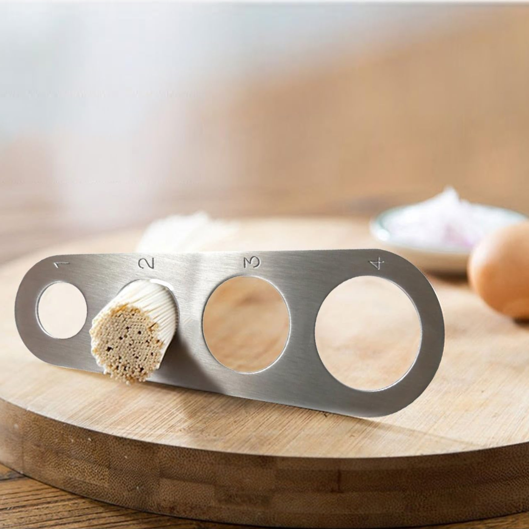 BowLift | Stainless Steel Spaghetti Measuring Spoon – Quick Pasta Portion Tool