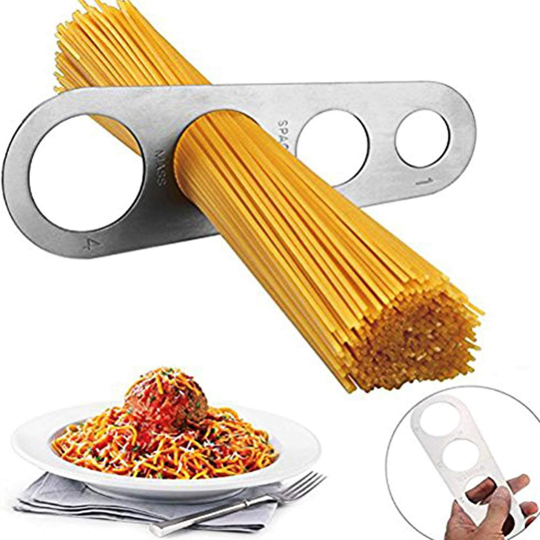 BowLift | Stainless Steel Spaghetti Measuring Spoon – Quick Pasta Portion Tool