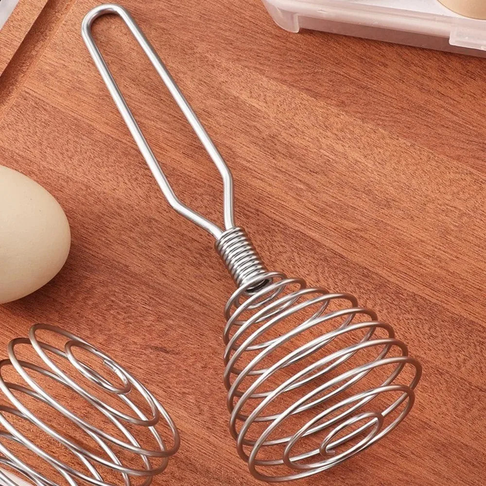 Stainless Steel Spiral Whisk Manual Blender Cooking Egg Sauce Stirrer | Bowlift