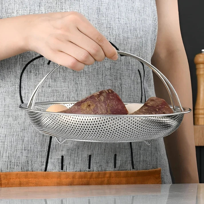 BowLift | Stainless Steel Steamer Basket - SteamChef