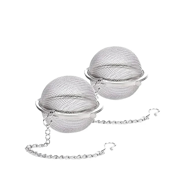 Stainless Steel Tea Ball Infuser Mesh Loose Tea Strainer with Chain | Bowlift