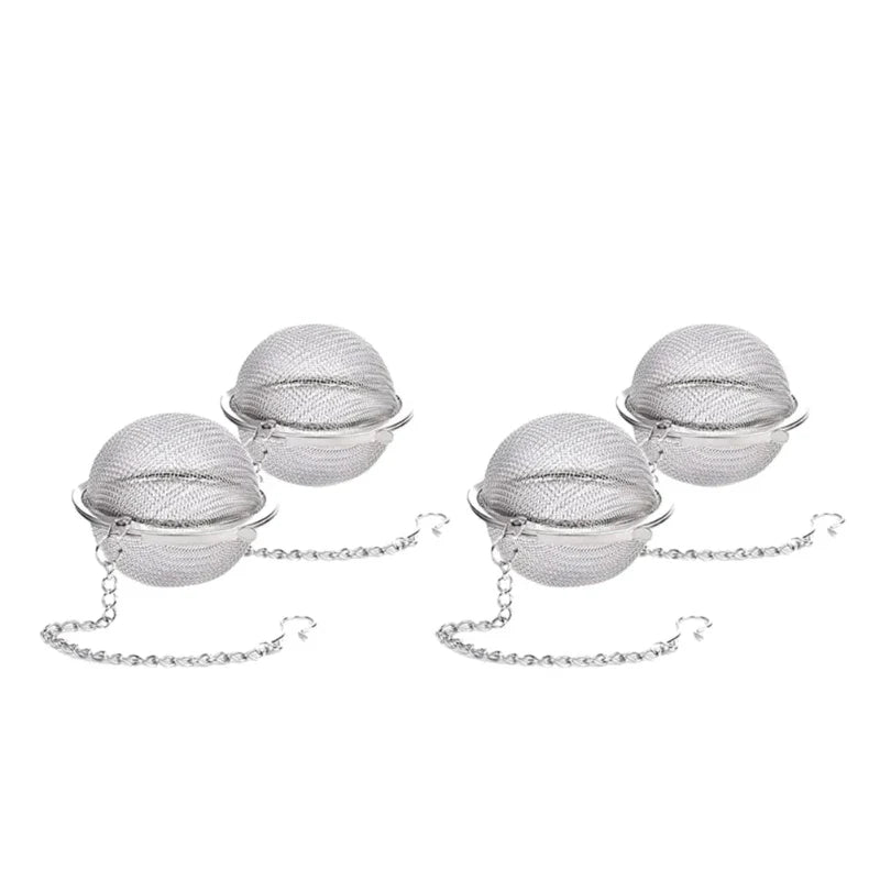 Stainless Steel Tea Ball Infuser Mesh Loose Tea Strainer with Chain | Bowlift