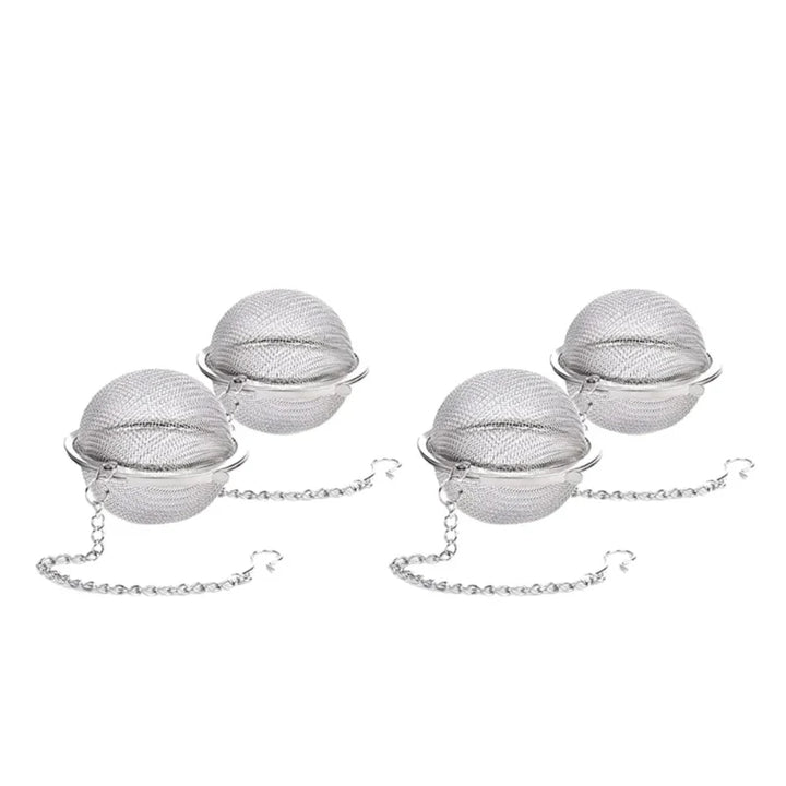 Stainless Steel Tea Ball Infuser Mesh Loose Tea Strainer with Chain | Bowlift