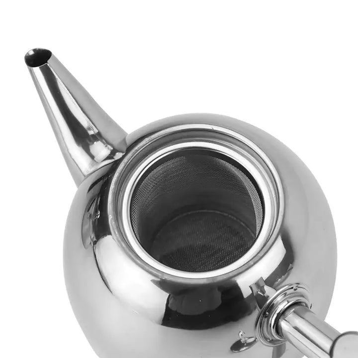 BowLift | Stainless Steel Teapot with Strainer - TeaElegance
