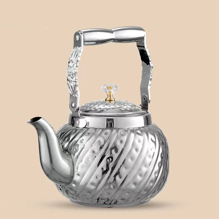 Stainless Steel Teapot with Tea Strainer Large Capacity Water Kettle | Bowlift