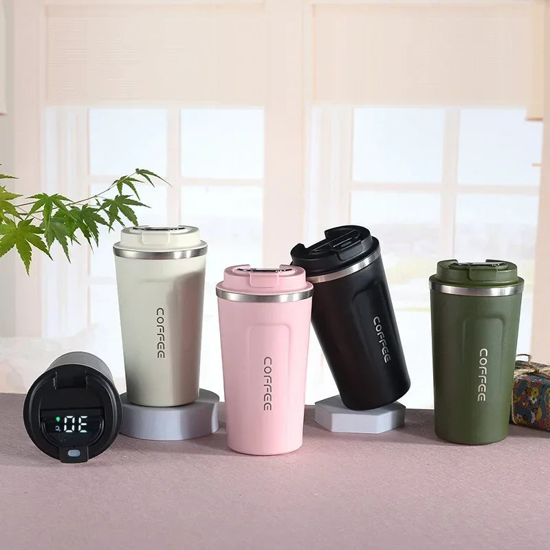 BowLift | Stainless Steel Thermo Mug with Smart Temperature Display - TempMate