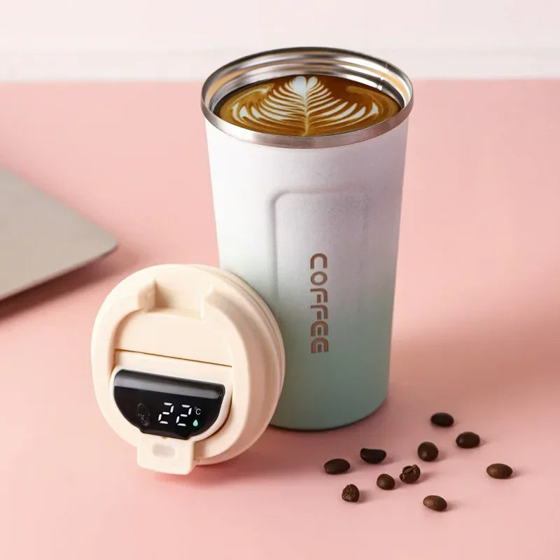 BowLift | Stainless Steel Thermo Mug with Smart Temperature Display - TempMate