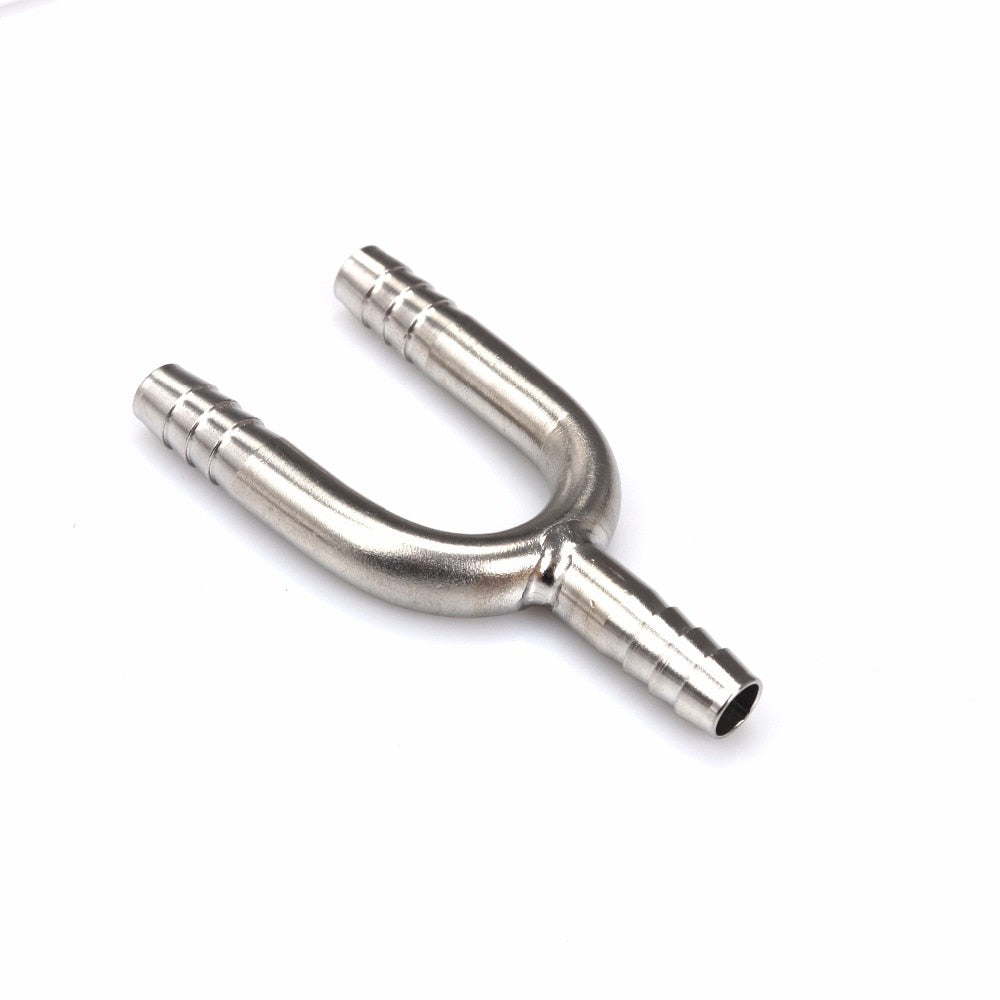 Stainless Steel U Shaped Hose Barb Tee 3 Way Beer Hose Connector | Bowlift