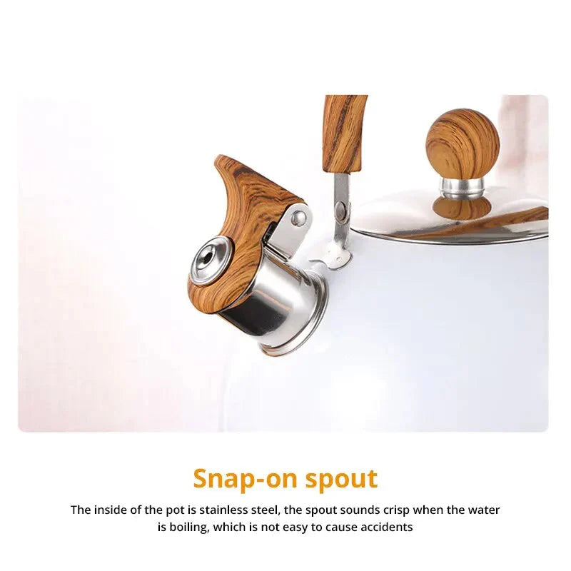 Stainless Steel Whistle Kettle Thickened Kettle Gas Induction Cooker | Bowlift