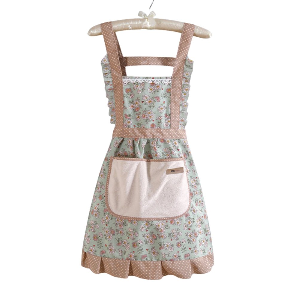 BowLift | StainShield – Elegant Floral Apron with Full Coverage SEO Title