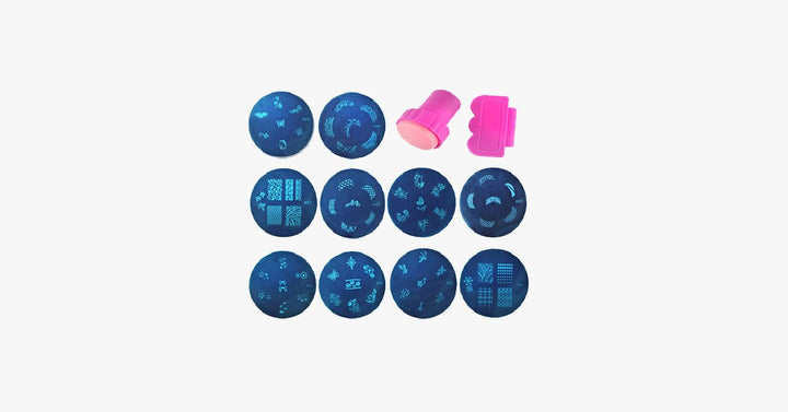 BowLift | 81 Designs Nail Art Stencil Set