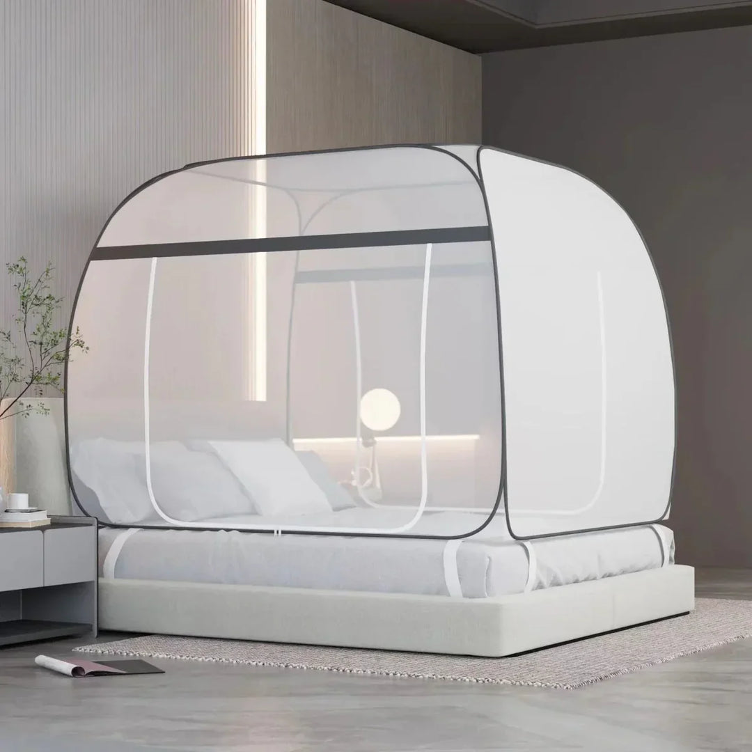 BowLift | Starry Gray Mosquito Net – No-Installation Insect Protection for Relaxed Indoor & Outdoor Nights