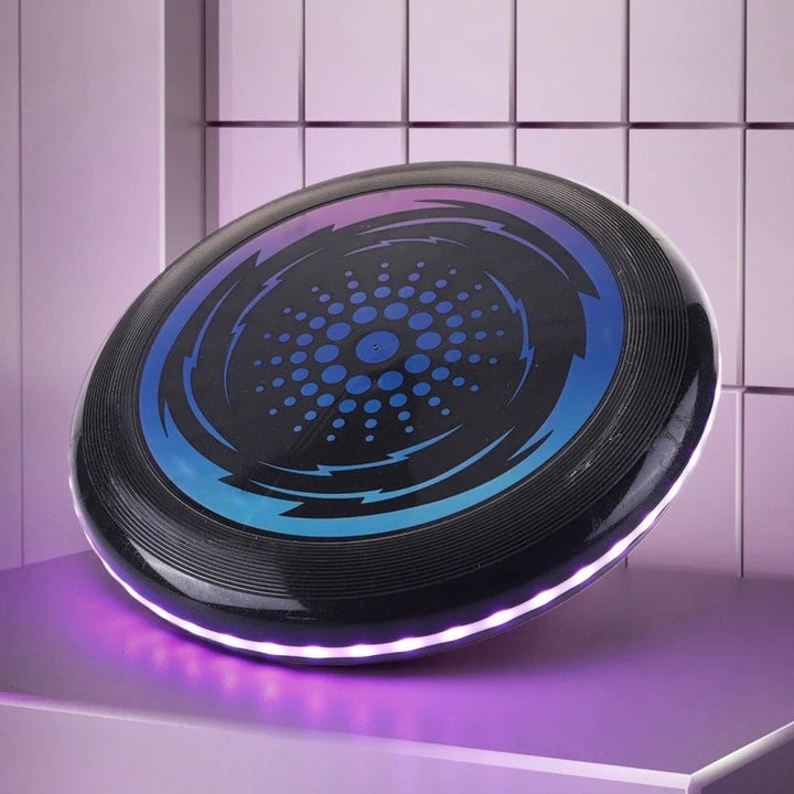 BowLift | STARSPIN – LED Light-Up Frisbee for Nighttime Outdoor Play