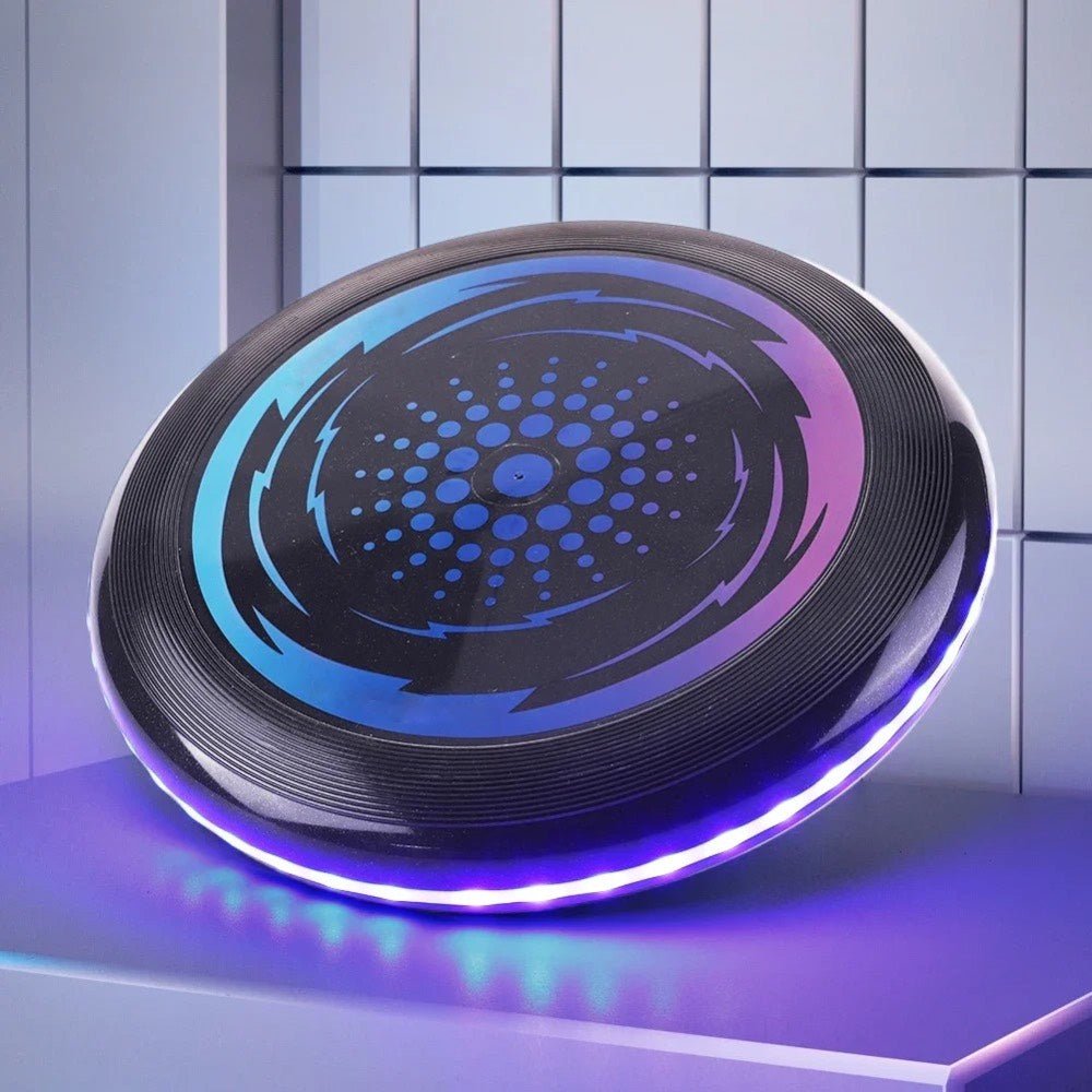 BowLift | STARSPIN – LED Light-Up Frisbee for Nighttime Outdoor Play