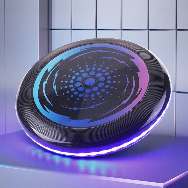 BowLift | STARSPIN – LED Light-Up Frisbee for Nighttime Outdoor Play