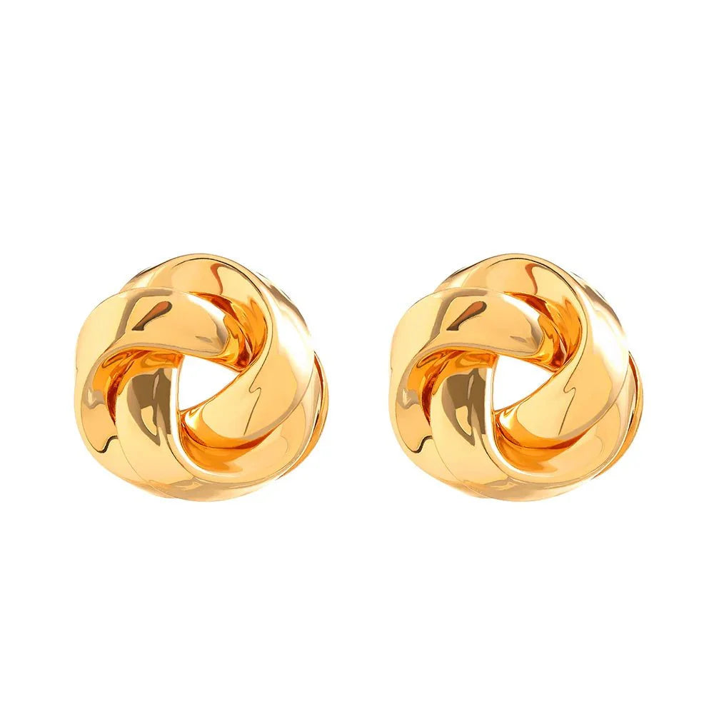 BowLift | Statement Pretzel Spiral Twist Earrings