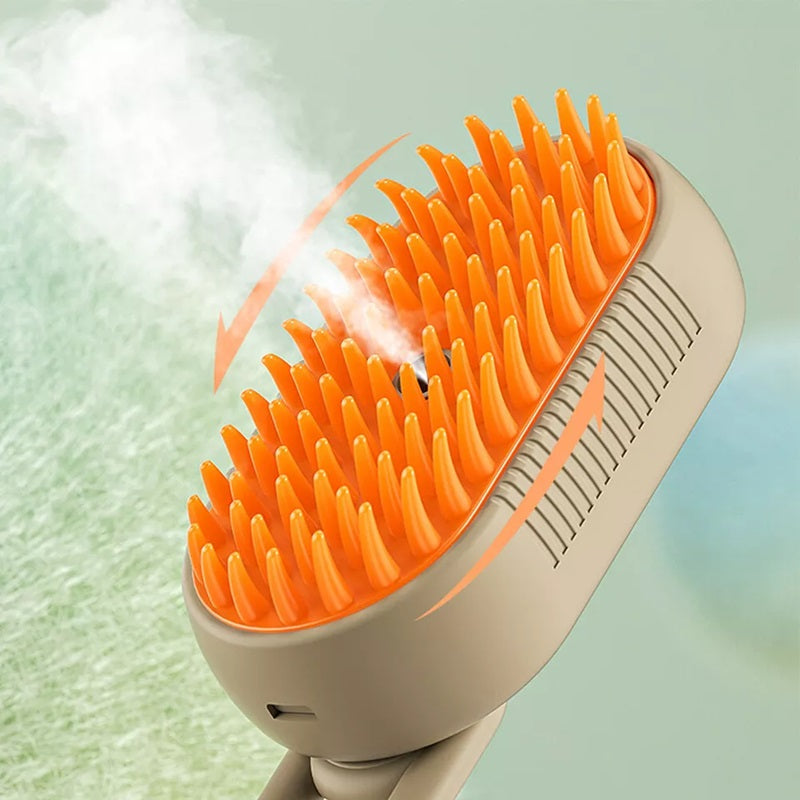 BowLift | Cat Steam Brush For Pet Grooming