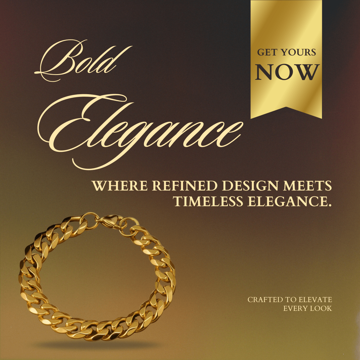 BowLift | FORTIVIA – Stainless steel bracelet in chain link design for him & her