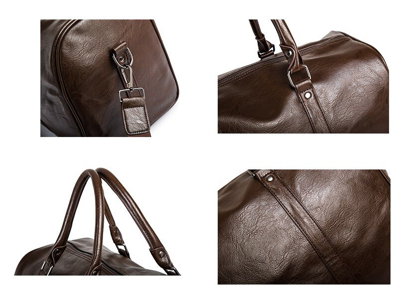 Large-Capacity Leather Travel Duffel – Lightweight & Durable Carry-On Bag | Bowlift