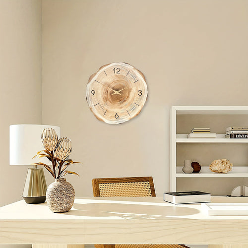 BowLift | Elegant Wooden Wall Clock for Stylish and Quiet Interiors