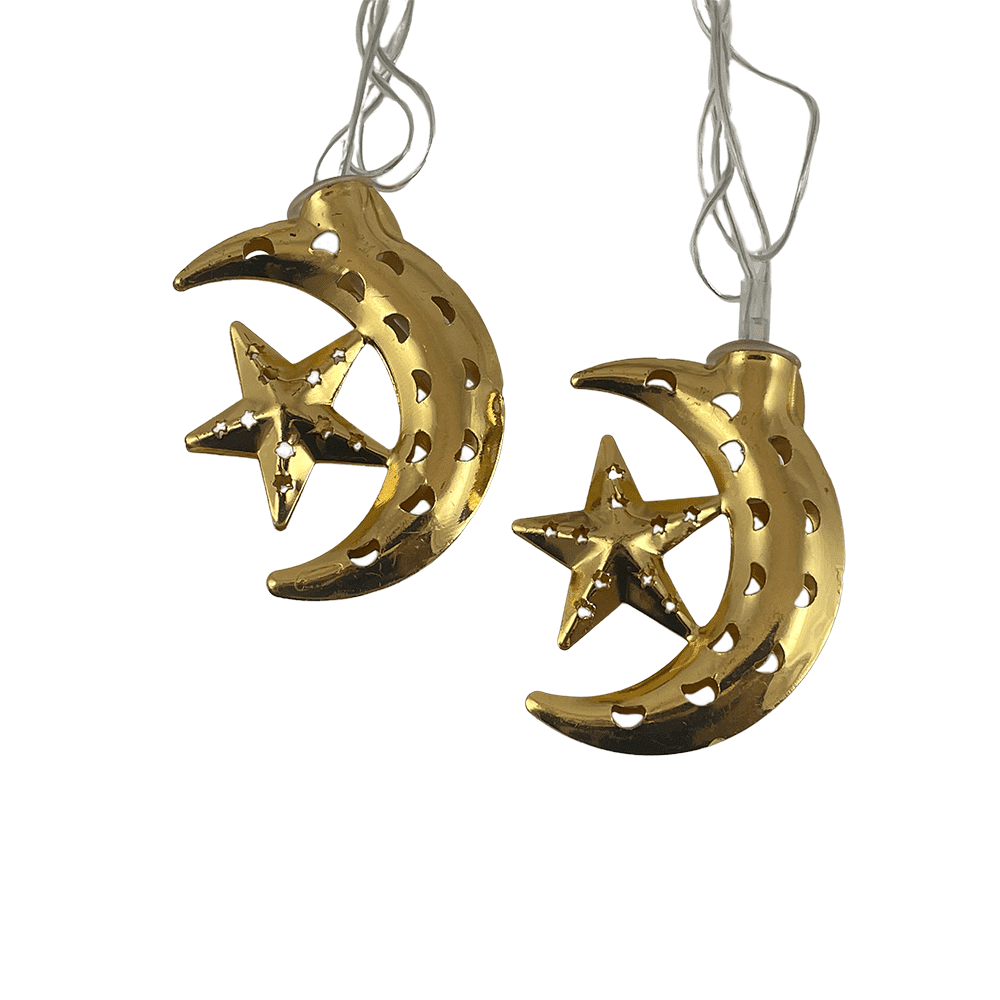 LED string lights with Moon &amp; Star (3.5 meters) | Bowlift
