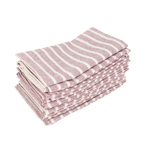 BowLift | Striped Fabric Napkins (Set of 12)