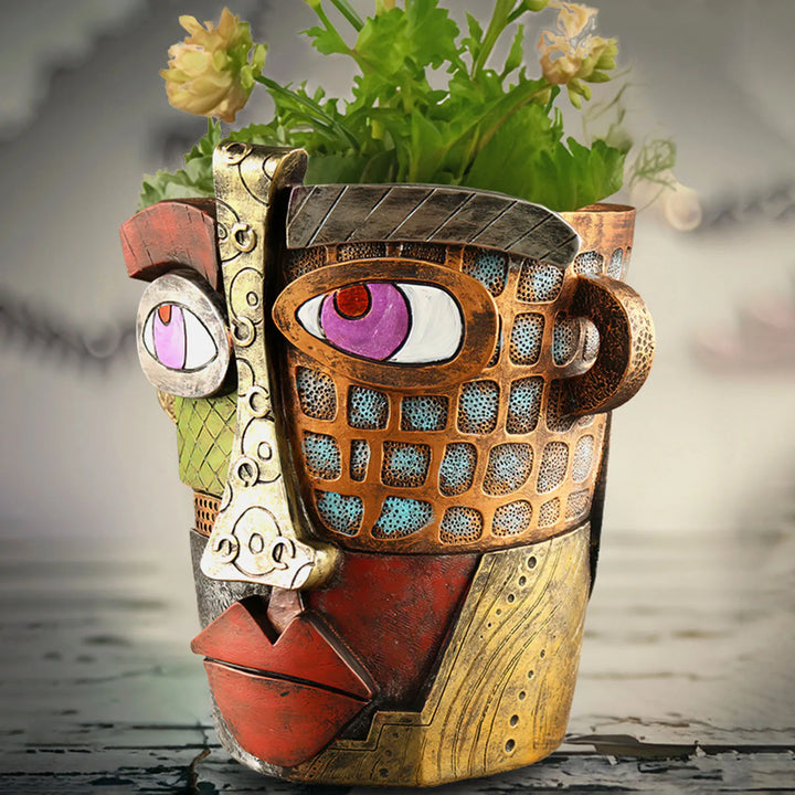 BowLift | Stylish Abstract Art Plant Pot Ornaments - RetroVisage