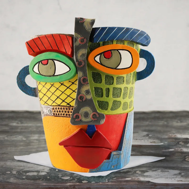 BowLift | Stylish Abstract Art Plant Pot Ornaments - RetroVisage