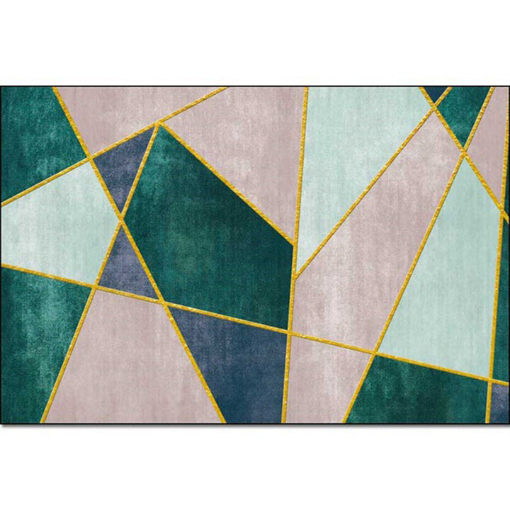 BowLift | Rug Modern Geometric Polyester Washable Non Slip