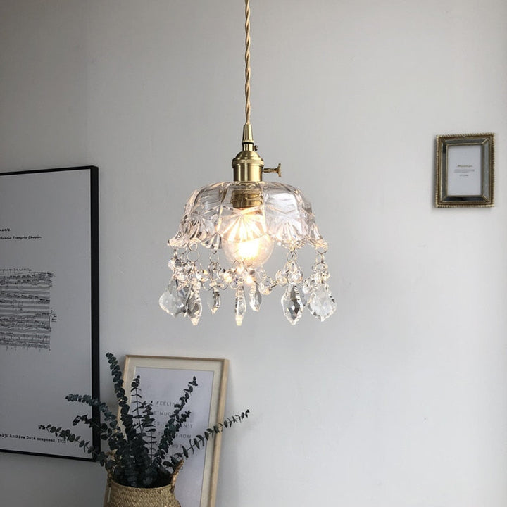 BowLift | Stylish Crystal Pendant Light - Elara