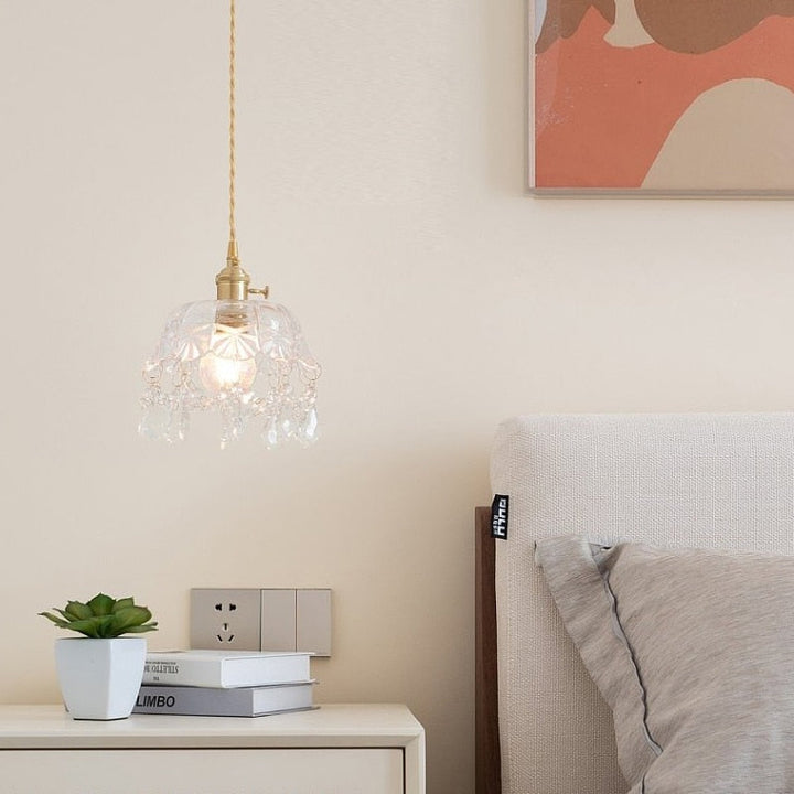 BowLift | Stylish Crystal Pendant Light - Elara