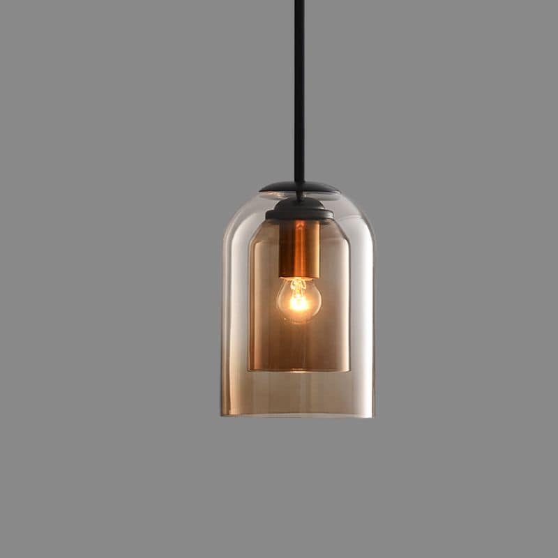 BowLift | Stylish Double Glass Pendant Light - AuraGlass
