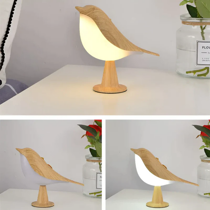 BowLift | Stylish LED Bird Lamp with Touch Control and Aromatherapy - FeatherGlow