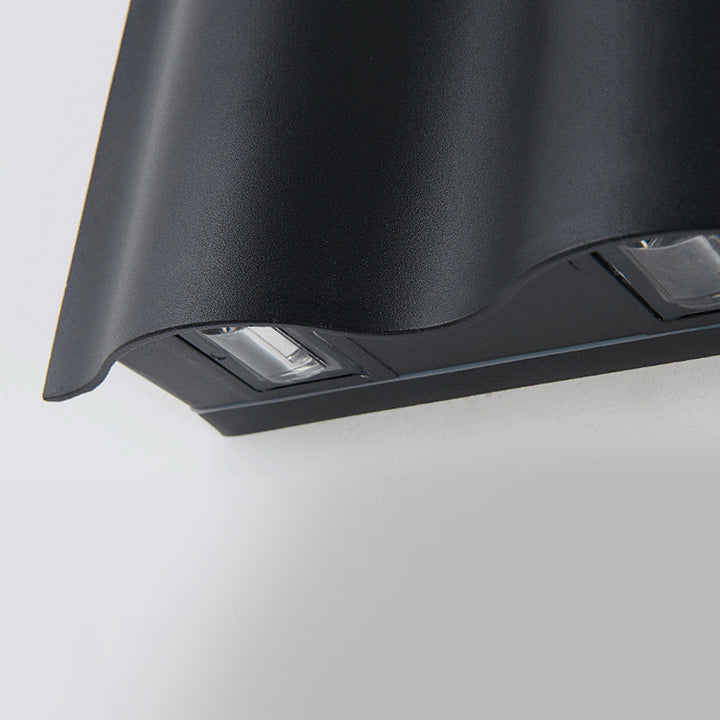 BowLift | Outdoor Black LED Wall Light Fixture